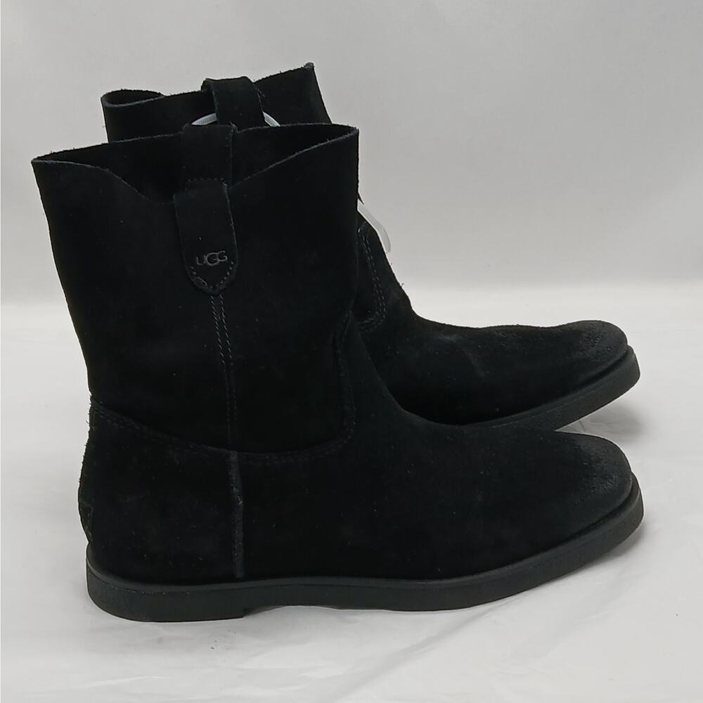 UGG Josefene Boots Women's Size 6 Black Suede Slip On Grunge Gorpcore Booties - Picture 5 of 10